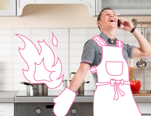 Waarom brand voorkomen in de keuken begint Waarom brand voorkomen in de keuken begint