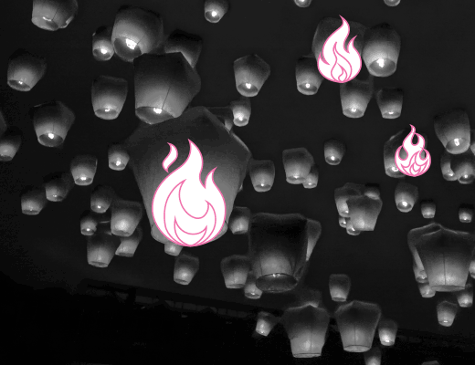 Waarom een wensballon heel brandgevaarlijk is