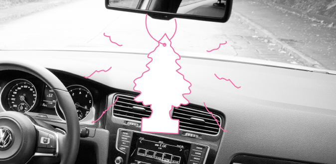 Zo ruikt een stinkende auto weer fris Zo ruikt een stinkende auto weer fris