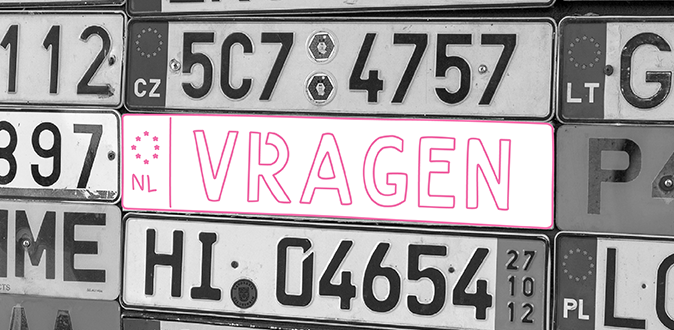 Wat iedereen over de kentekenplaat wil weten Wat iedereen over de kentekenplaat wil weten