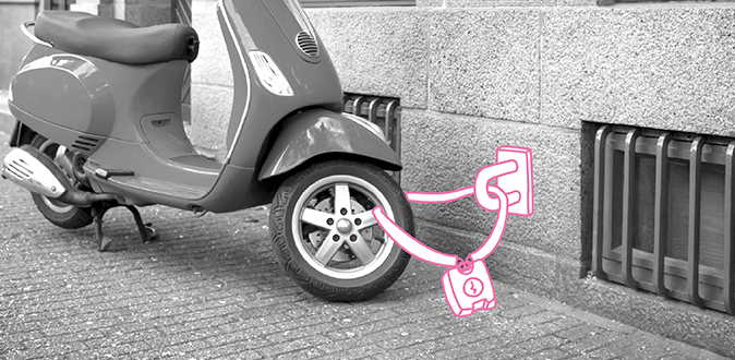 Reis Lenen Verenigen Scooterdiefstal voorkomen? 6 onmisbare tips - InShared