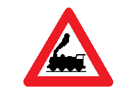 Verkeersbord spoorwegovergang Verkeersbord spoorwegovergang