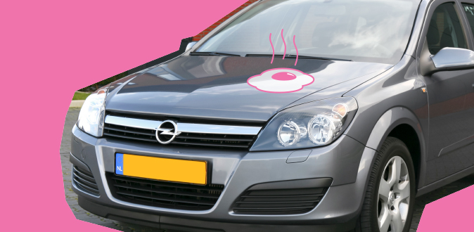 Snikhete auto? Zo blijft het wél koel Snikhete auto? Zo blijft het wél koel
