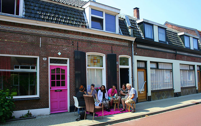 Wees jezelf bankje Wees jezelf bankje